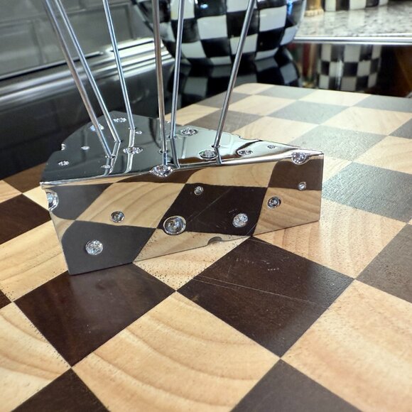 Mouse and Cheese Cocktail Picks with Cheese Holder Stainless - Picture 4 of 16